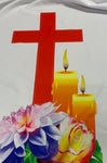 Church Decoration  Cross and Candles #2