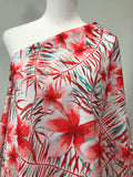 floral printed polyester #015