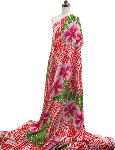 Digital Elei Pattern Islander print fabrics – Polynesian Textiles