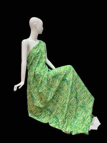Green Elei printed on polyester