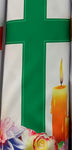 Church Decoration Cross and Candles